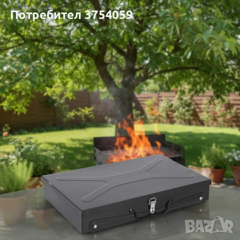 Градинска сгъваема скара за къмпинг и пикник