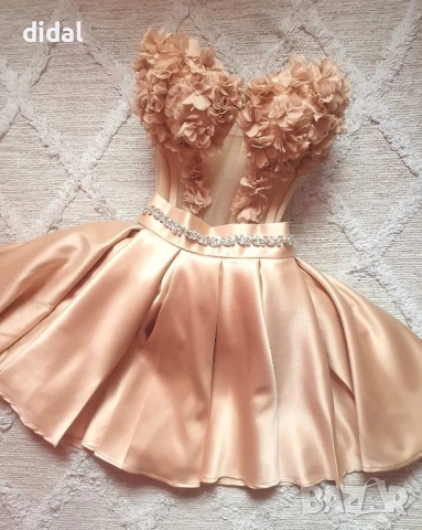 Официална рокля с корсет 