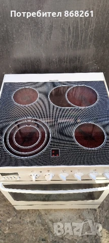 Готварска печка с керамичен плот , снимка 5 - Печки, фурни - 50804531