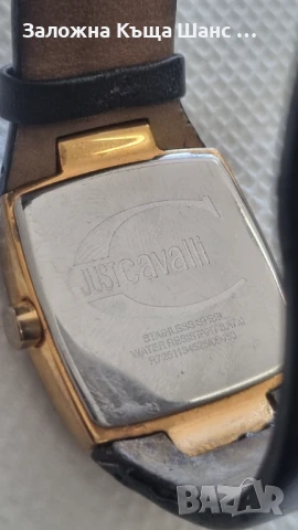 Дамски часовник Just Cavalli Lusa черен с черна кожена каишка R7251134525, снимка 7 - Дамски - 51378866