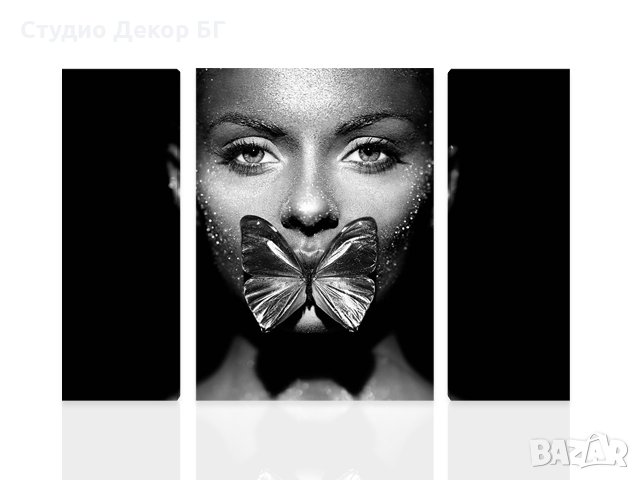 Картина Жена с пеперуда #079 , снимка 3 - Картини - 11341628