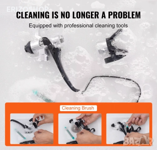 Машина за безвъздушно боядисване с регулиране на налягането!, снимка 8 - Други машини и части - 53428959