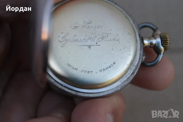 Стар сребърен джобен часовник , снимка 9 - Антикварни и старинни предмети - 50363948