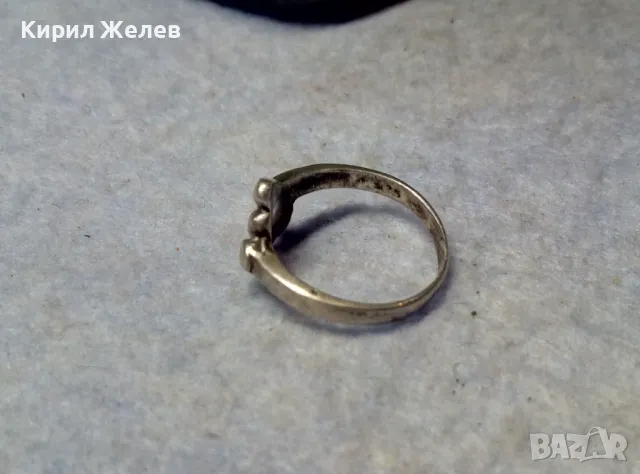 СТИЛЕН АРТ ДИЗАЙН СРЕБЪРЕН ПРЪСТЕН СРЕБРО 925 ПРОБА РЪЧНА РАБОТА 49887, снимка 5 - Пръстени - 49757495