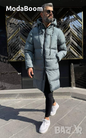 🆕💙Уникално зимно дълго мъжко яке💙🆕, снимка 2 - Якета - 44844038
