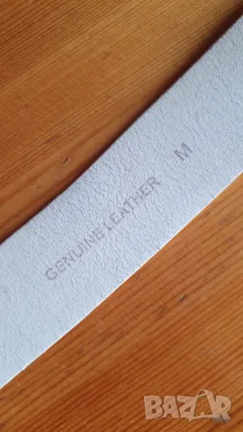 Бял колан Puma Genuine Leather, снимка 3 - Колани - 48255540