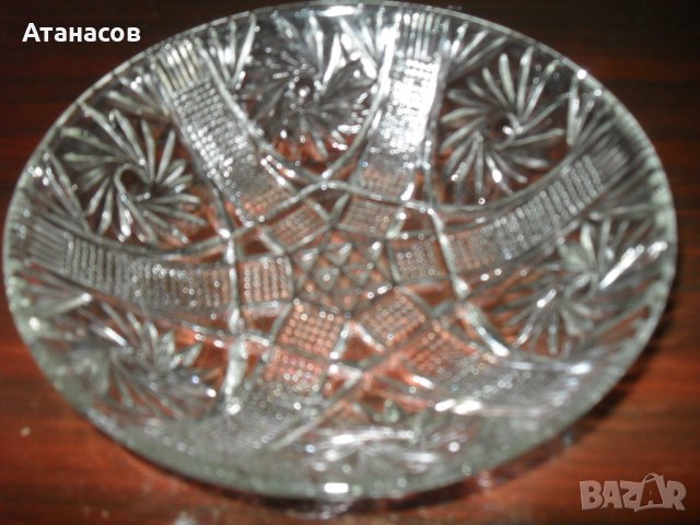 Кристални купи, пепелници, снимка 4 - Аксесоари за кухня - 43407244