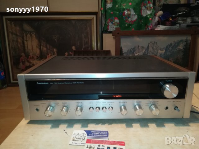 MITSUBISHI DA-R340G RECEIVER-MADE IN JAPAN-SWEDEN 1411210945, снимка 7 - Ресийвъри, усилватели, смесителни пултове - 34797759