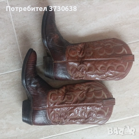 Оригинални каубойски ботуши кожа броненосец
