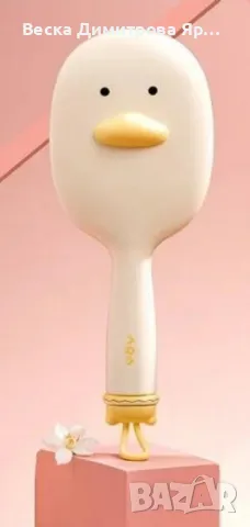 Четка за коса с четчица за почистване в два забавни варианта, снимка 7 - Аксесоари за коса - 47557540