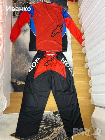 Летни мото екипи Хонда, снимка 2 - Спортни екипи - 52699235