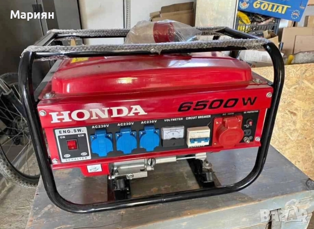 Агрегат Чисто Нов Генератор Honda 13,5hp Benzin