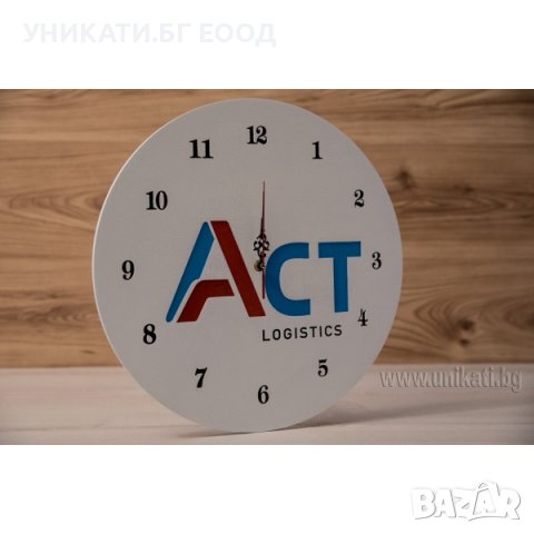 Стенен часовник по поръчка с фирмено лого, снимка 2 - Стенни часовници - 37673497