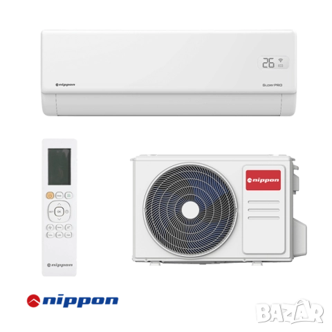 Nippon KFR 09 GLORY PRO – Инверторен климатик 9000 BTU, Wi-Fi, Клас A+++ с Включен монтаж