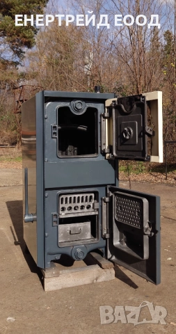 Чугунен котел на твърдо гориво Де Дитрих/De Dietrich 30 kW , снимка 3 - Отоплителни печки - 52441559