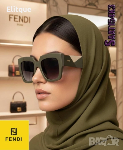 очила с калъф fendi , снимка 8 - Слънчеви и диоптрични очила - 52612403
