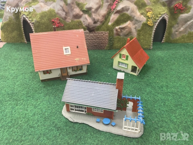 Сгради за макет на влак диорама H0 1:87 ЖП моделизъм