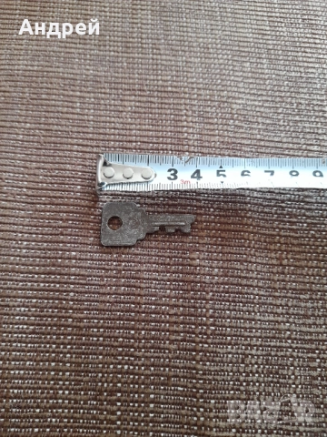 Стар метален ключ #26, снимка 2 - Колекции - 52630329