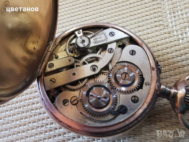 Старинен сребърен часовник, снимка 6 - Антикварни и старинни предмети - 36481294