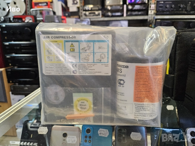 Оригинален компресор за автомобилни гуми. Авто компресори. Mazda AirMan НОВИ! По 75лв./бр., снимка 4 - Аксесоари и консумативи - 52005541