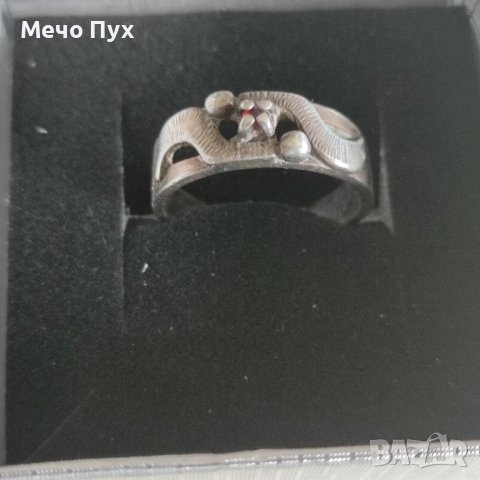Стар сребърен пръстен (187), снимка 3 - Пръстени - 43056551