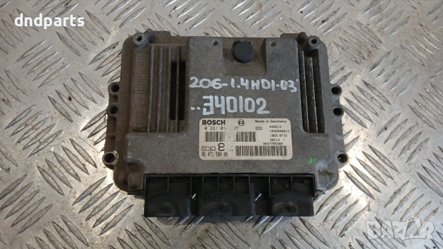 Компютър Peugeot 206 1.4 HDI 2003г. 9647158080 