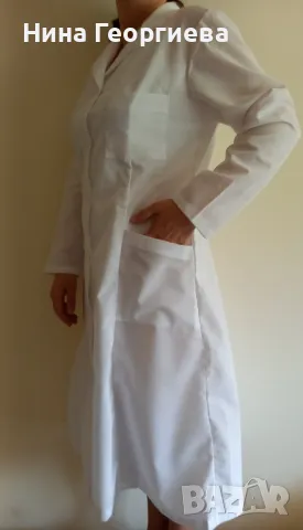 Ново работно облекло - тип ”манта” на ниски цени, 100 % памук.