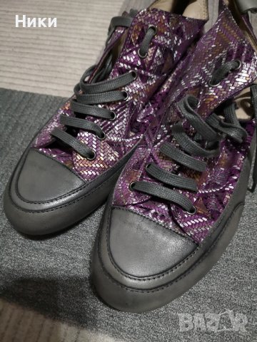 спортни кецове от естествена кожа вътре и отвън 40 номер нови 