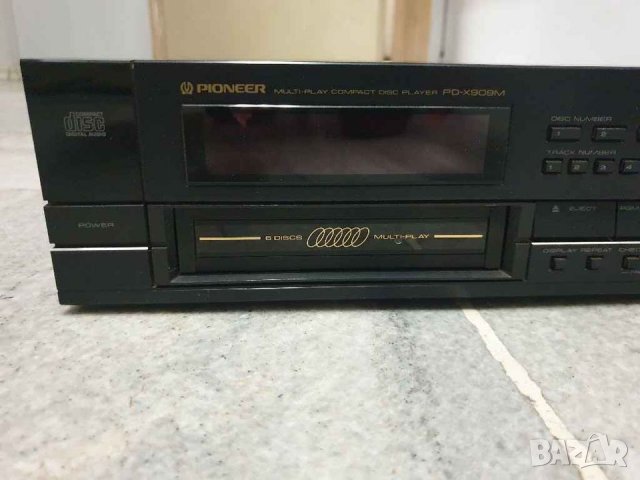 Multi play compact disc player Pioneer PD-X909M CD player с 6 диска. В много добро състояние. Всичко, снимка 6 - Декове - 32761100
