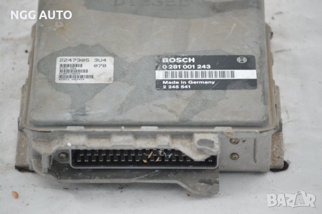 Компютър Двигател BOSCH 0 281 001 243 за BMW E36 1.8 TDS, 2 245 541, M41, снимка 4 - Части - 39701561