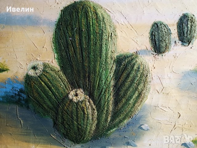 картина-кактуси, снимка 2 - Картини - 28914892