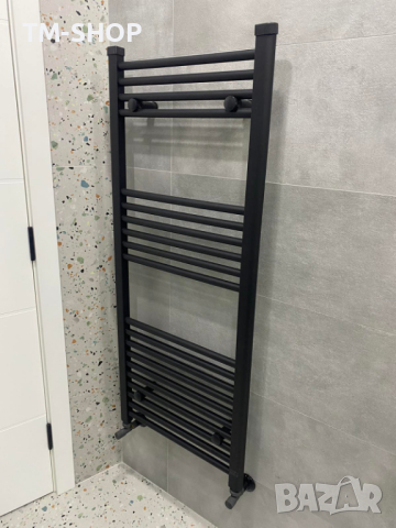 Лира за баня черна 500/1200.Безплатна доставка, снимка 3 - Радиатори - 44874454