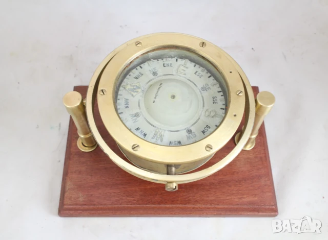 113 Магнитен корабен компас Sestrel Henry Browne&Son, London,, снимка 2 - Антикварни и старинни предмети - 32002854