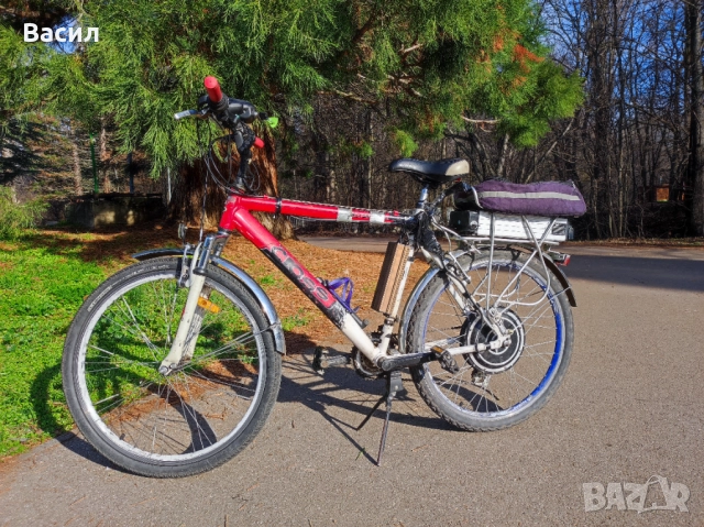 Електрически велосипед 1000W / 48V – батерия, която се сваля и може да се зарежда вкъщи