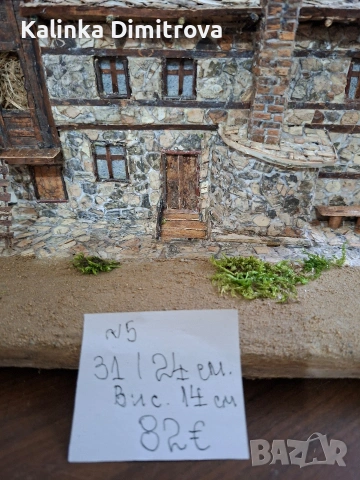 Макет на къща в Родопите,изработен по снимка., снимка 4 - Други стоки за дома - 53481131