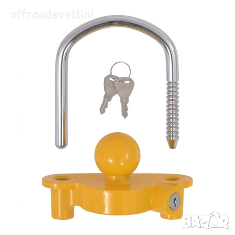 Заключващо устройство за ремарке катинар за теглич 50 мм с два ключа, снимка 3 - Аксесоари и консумативи - 52471594