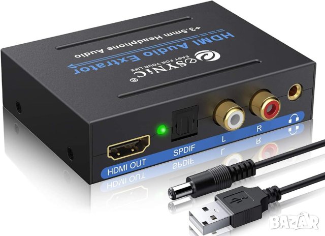 Про-Аудио Видео HDMI->Chinch, преобразуватели DAC, ъпскейлъри toslink HDMI switch, снимка 2 - Други - 41968100