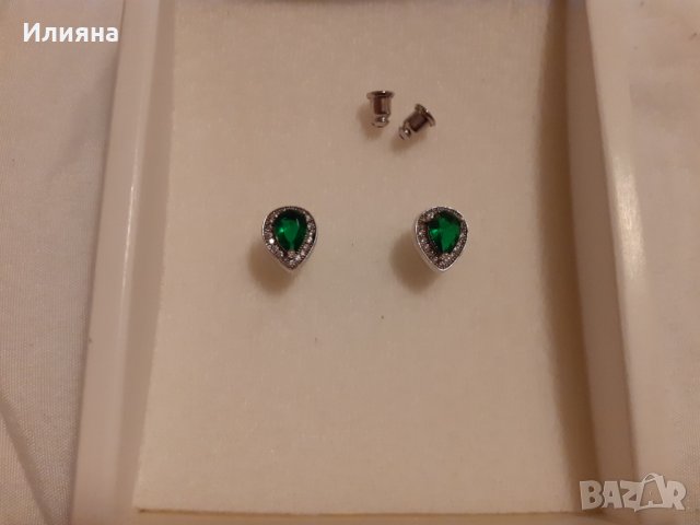 Кристали Сваровски обеци, снимка 3 - Обеци - 35614544