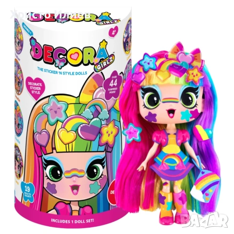 Красива кукла Decora с 44 изненади комплект