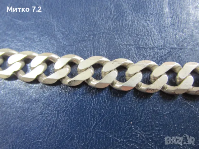 Сребърен ланец 3, снимка 6 - Колиета, медальони, синджири - 50429141