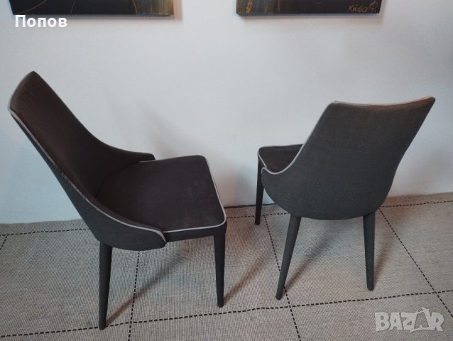 Двойка италиански столове Clara от Bontempi , снимка 3 - Столове - 44129227