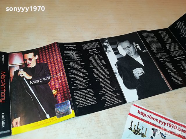 📢MARC ANTHONY-ORIGINAL 0610221751, снимка 2 - Аудио касети - 38244389