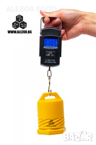 Кантар ръчен електронен 50 кг/ ръчна електронна везна 50 кг,  20200026, снимка 3 - Други стоки за дома - 30007383