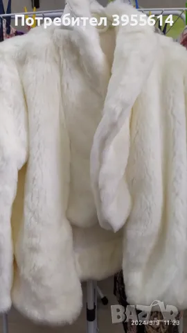 Продавам дамско късо палто от еко кожа, снимка 7 - Палта, манта - 48600060