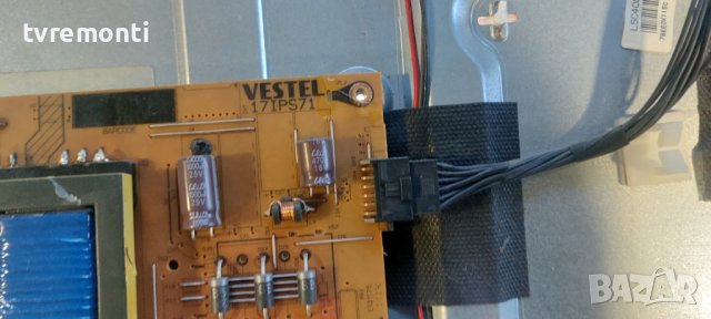 POWER SUPPLY 17IPS71 181113R3 for 40inc DISPLAY VES400UNDS-2D-N02 TELEFUNKEN T40FX275DLBP, снимка 2 - Части и Платки - 42955416