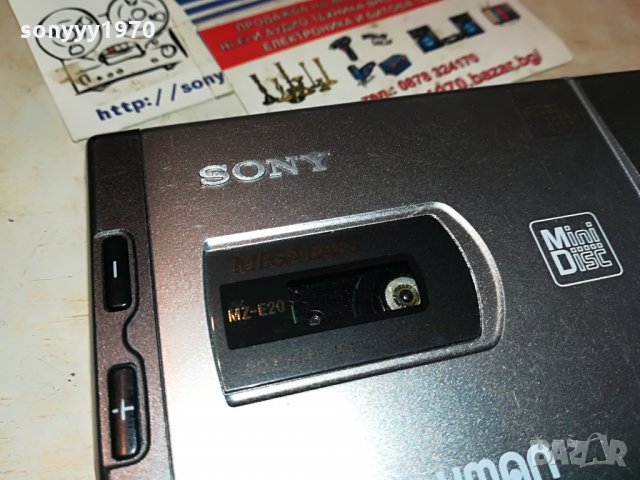 sony mz-e20 minidisc made in japan 1807211224, снимка 6 - MP3 и MP4 плеъри - 33553761