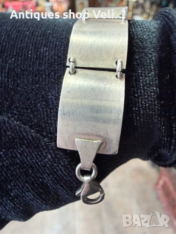 Сребърна гривна №7836 , снимка 7 - Гривни - 53082907