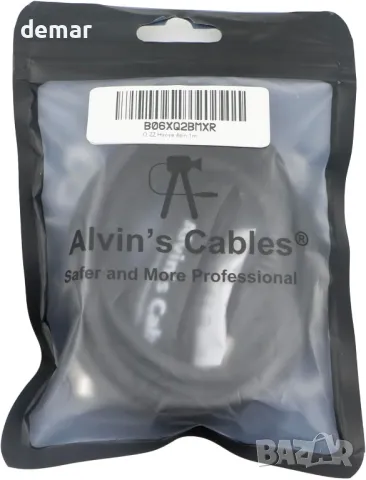 Alvin's Cables 4 Pin Hirose мъжки към мъжки захранващ кабел за звукови устройства миксери 1M, снимка 5 - Други - 47447798