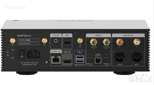 Hi-Fi стриймър Eversolo DMP-A6 Gen 2, снимка 4 - Ресийвъри, усилватели, смесителни пултове - 52345775