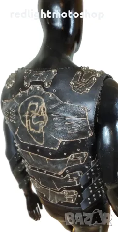 №4675 Атрактивен кожен мото елек, снимка 4 - Аксесоари и консумативи - 47272212